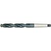 Twist drill morse taper HSS diameter 2.5 mm length 111 mm cutting direction right point angle 118° coating- Steam tempered without cooling channel , DIN 345